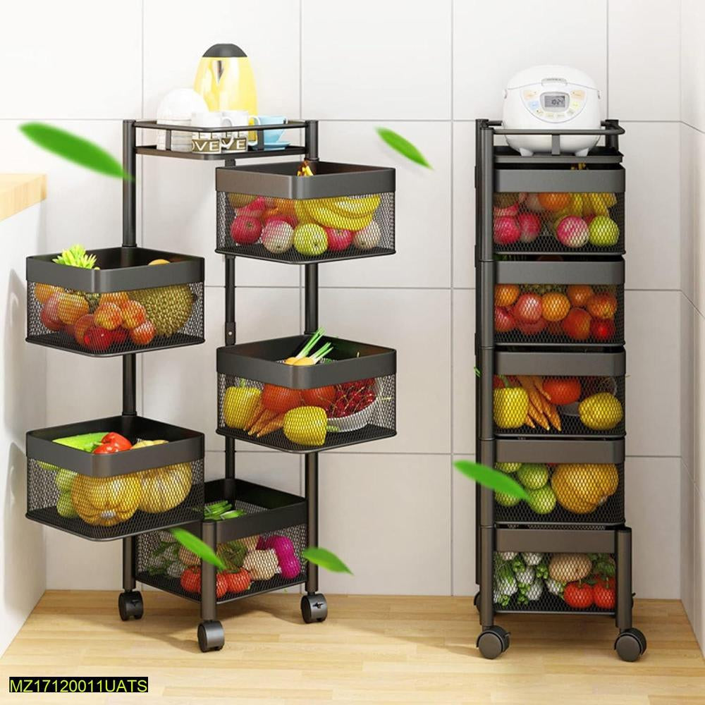5-Tier Rotating Fruit& Vegetable basket.