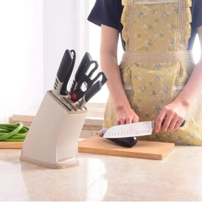 Mess- Free Kitchen Knife- Holder Space saving Rack